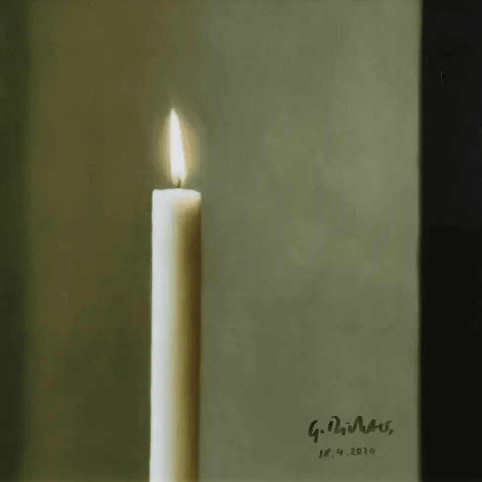 Kerze (Candle) (2020) Print by Gerhard Richter - Buy & Sell