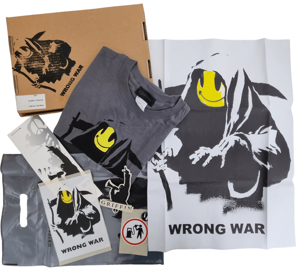 緊急値下げ！ BANKSY ”WRONG WAR” WCPリプロダクション Banksy | Wrong War Sticker