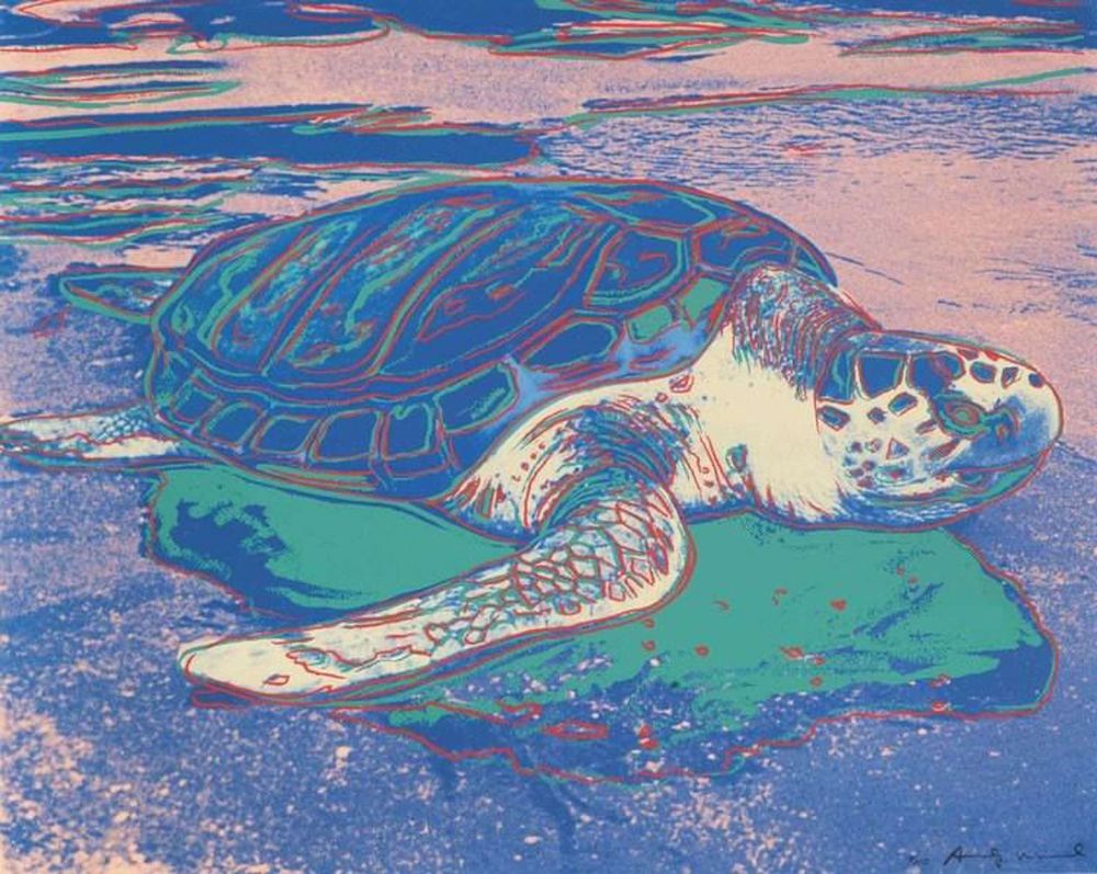 ★Original ART ‘Turtle’ Turtle (FS II.360A) Print by Andy Warhol - Buy & Sell Andy Warhol