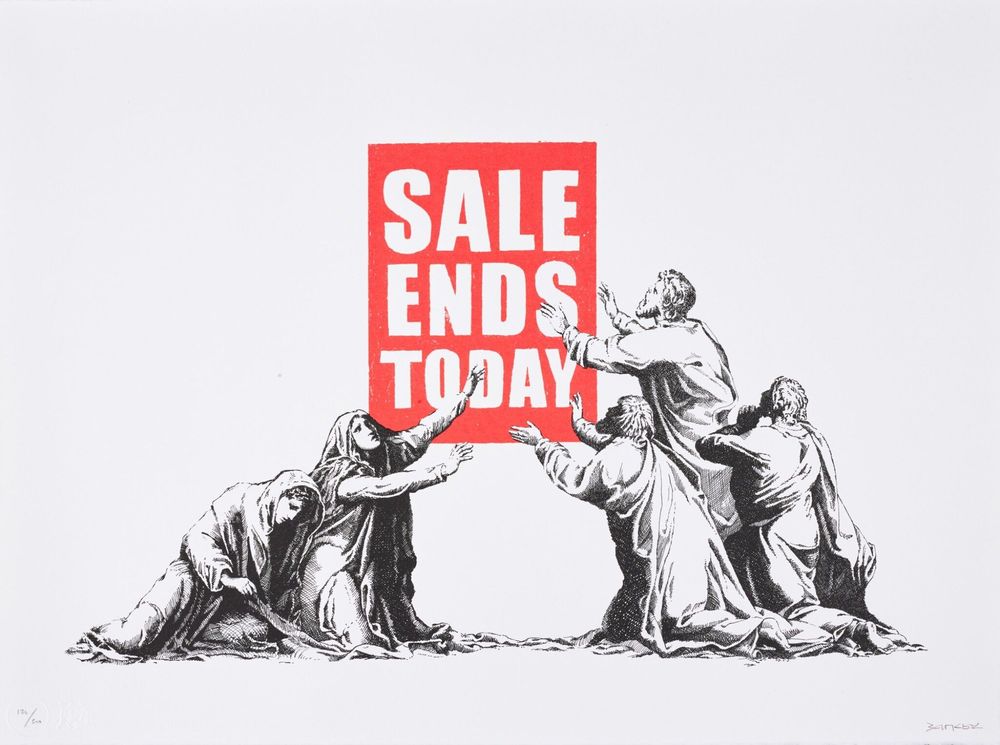Banksy | Sale Ends (V.2) | Buy & Sell | FairArt