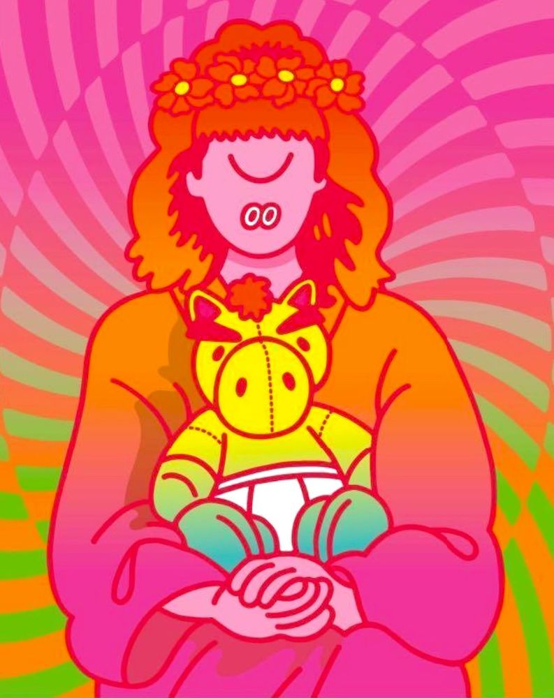 【送料無料/即納】  新品 FACE Silkscreen pain much Too oka 絵画