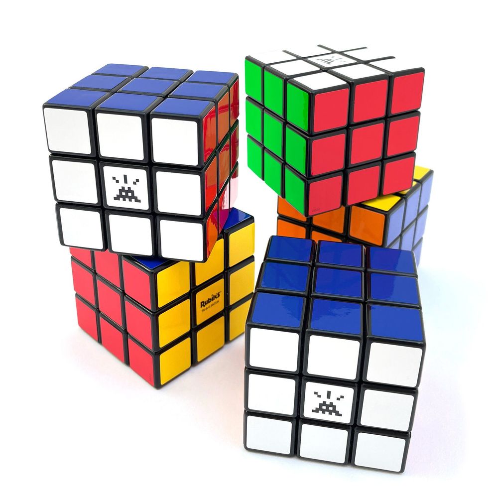 【新品未使用】Invader✖️Rubik's Cube 6 x INVADER RUBIK's CUBE MOSAIC - LIMITED EDITION - 2022