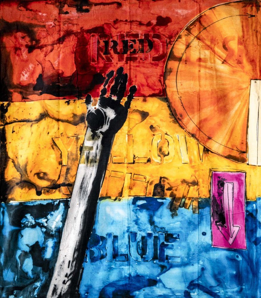 Red, Yellow, Blue Print by Jasper Johns - Buy & Sell Jasper Johns