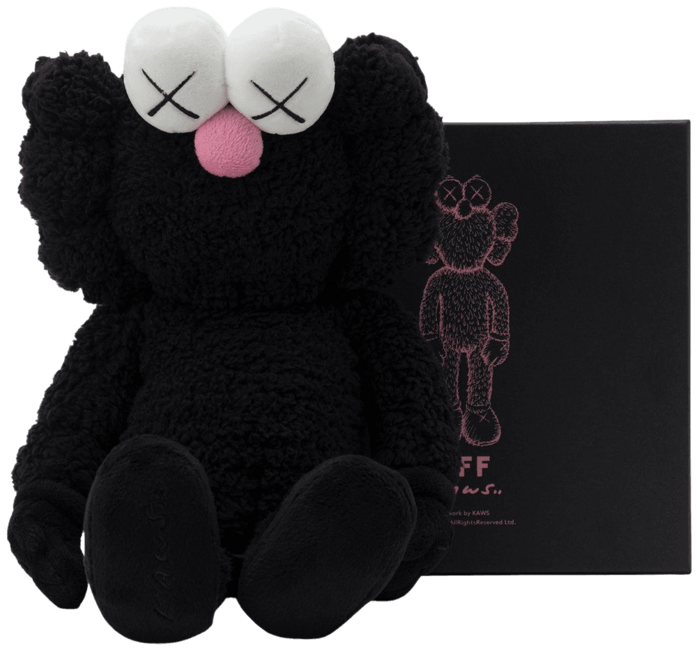 BFF Plush (Black) Sculpture by Kaws - Buy & Sell Kaws Sculptures
