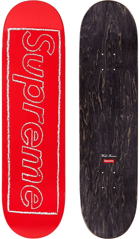 Supreme Skateboard (Red) Collectible by Kaws - Buy & Sell Kaws