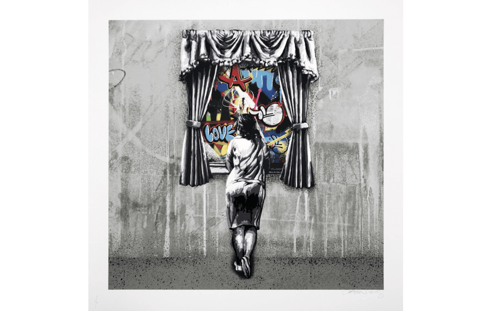 Martin Whatson | Figure At The Window Square (Reverse) | Buy