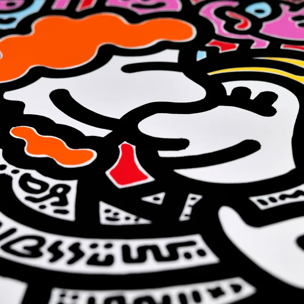 Mr Doodle　版画　Doodle Hug Doodle Hug by Mr Doodle | Buy Art Online | Rise Art