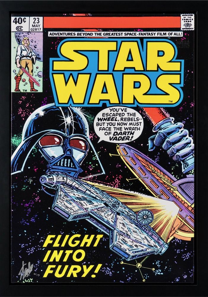 Star Wars #23 - Flight Into Fury - Box Canvas Print by Stan Lee