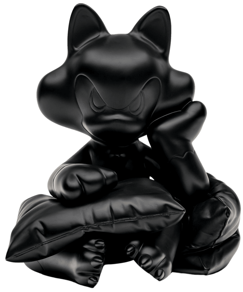 NITE NITE (Black) Sculpture by TIDE (Ide Tatsuhiro) - Buy & Sell