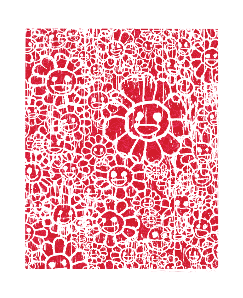 Mr.版画 【Martha (Red Flower)】ED100 Mr.版画 【Martha (Red Flower