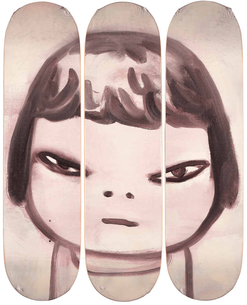 Yoshitomo Nara | Alone in the Wind (Set of Skateboards) | Buy