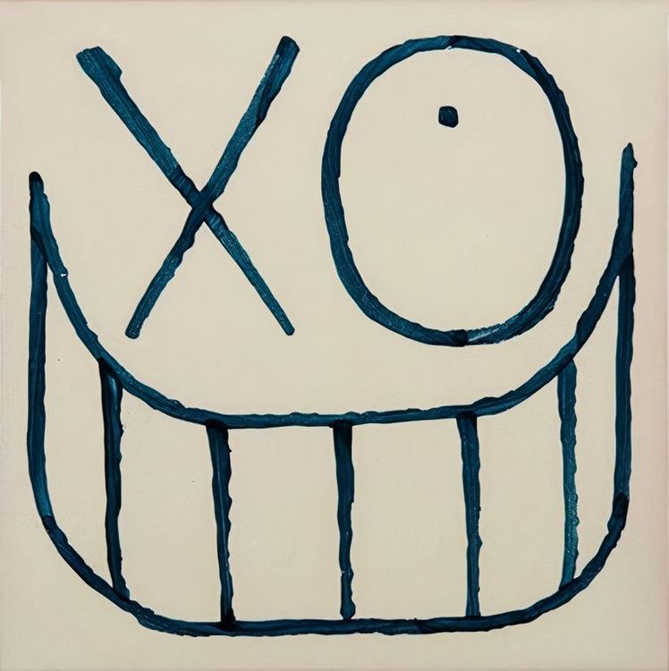 André Saraiva | Snoopy Hugs Mr. A (Hand Finished Blue) | Buy