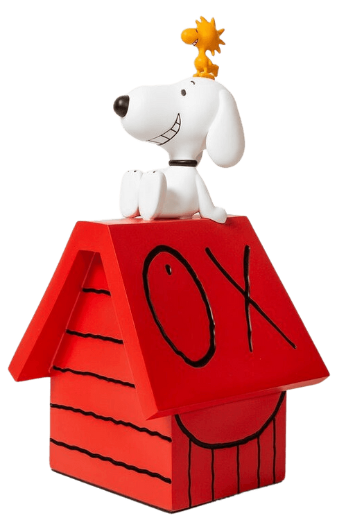 Andre Saraiva snoopy フィギュア Snoopy Hugs Mr. A (Hand Finished Blue) Print by André Saraiva