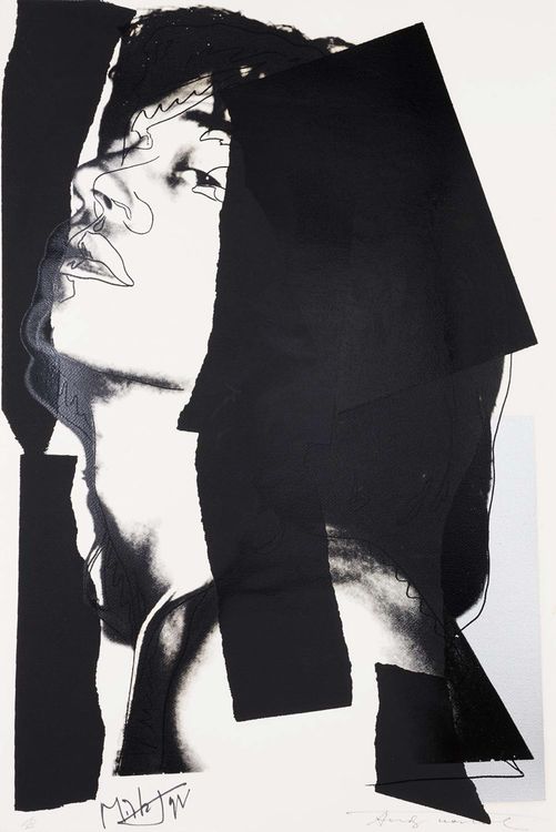 Mick Jagger (FS II.144) Print by Andy Warhol - Buy & Sell Andy