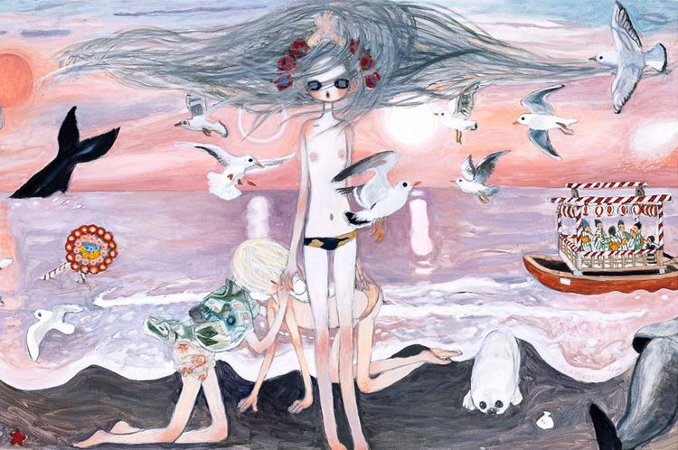 Aya Takano | Deep Connecting Nature Network | Buy & Sell | FairArt