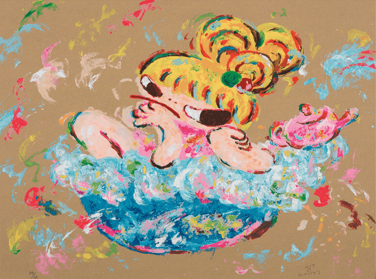 Ayako Rokkaku | Untitled, 2021 | Beach Towel | Buy & Sell | FairArt