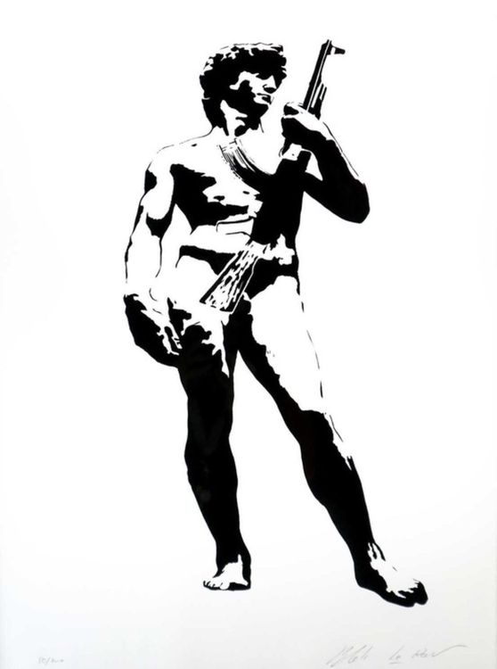 Blek le Rat | The Warrior (Yellow) | Buy & Sell | FairArt
