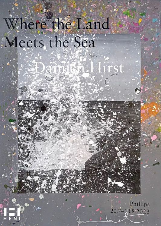 Where the Land Meets the Sea (Signed Poster - Yellow) Print by