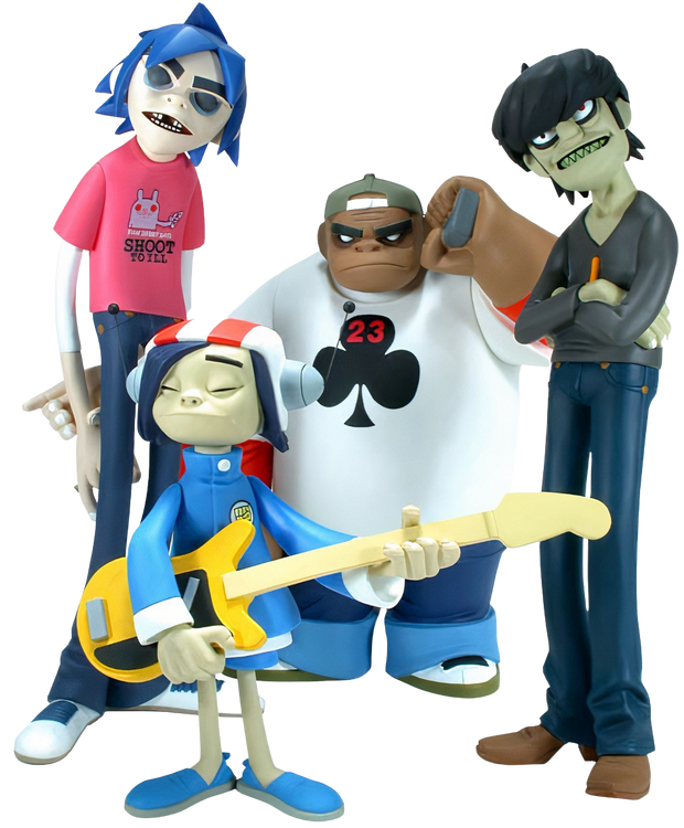 Kidrobot Gorillaz Figure Set 05 Sculpture by Jamie Hewlett - Buy