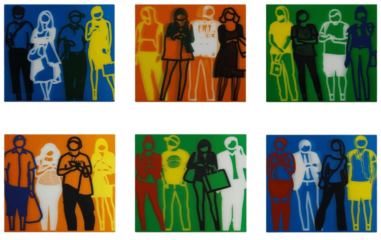 アート・デザイン・音楽 Certain People : A Book of Portraits medium_Julian_Opie_Standing_Pe