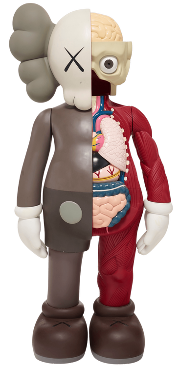KAWS × Medicom Toy #5 Companion Brown Kaws Five Years Later Companion Brown 5YL 2004 Medicom Toy