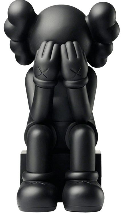 KAWS COMPANION (PASSING THROUGH) ブラック KAWS Passing Through Companion 2013 BLACK Medicom Toy Original