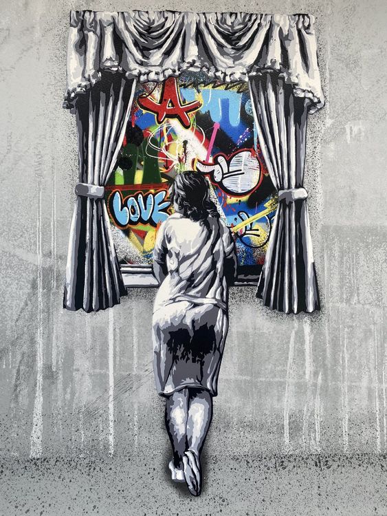 【新品】Martin Whatson「FIGURE AT THE WINDOW」 Martin Whatson | Figure At The Window (Reverse) | Buy & Sell | FairArt