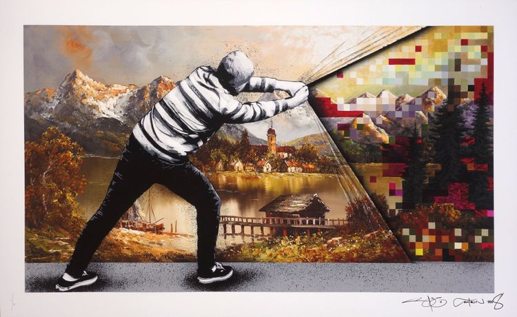Martin Whatson | Behind The Curtain Colab (Pixel) | Buy & Sell