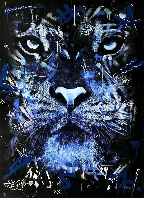 Martin Whatson | Tiger (Set of 2: Orange and Blue) | Buy