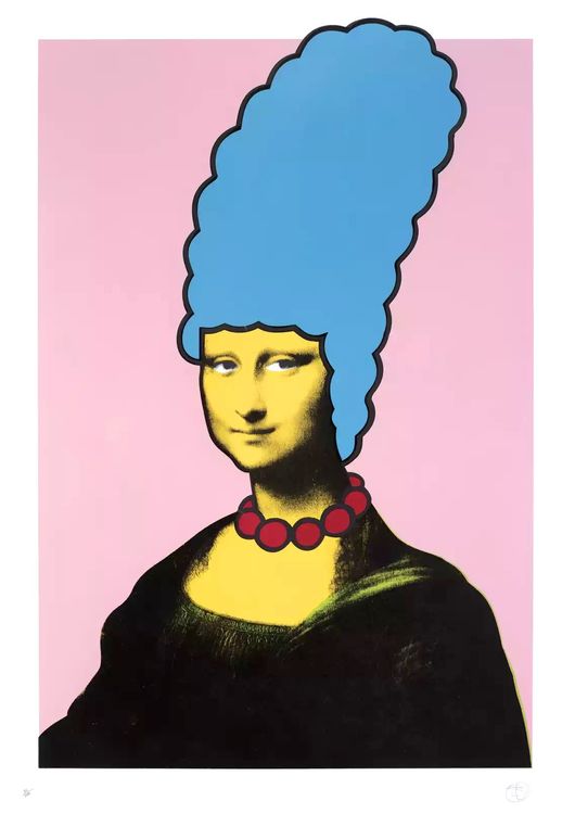 Mona Simpson (Black) Print by Nick Walker - Buy & Sell Nick Walker