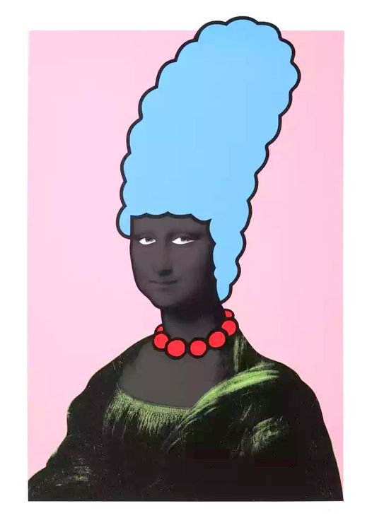 Mona Simpson (Black) Print by Nick Walker - Buy & Sell Nick Walker