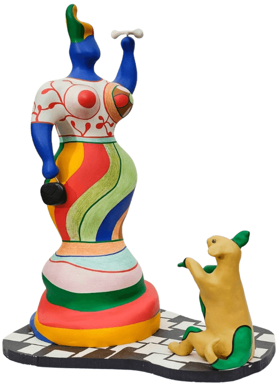 Nana et Chien Sculpture by Niki de Saint Phalle - Buy & Sell Niki