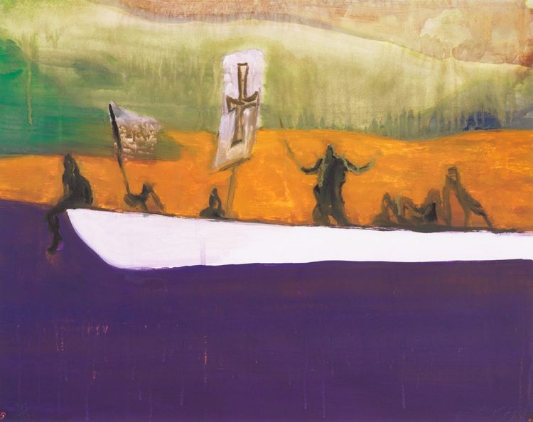 Peter Doig ピーター・ドイグ　ビーチタオル Beach Towel WOW! Print by Peter Doig - Buy & Sell Peter Doig