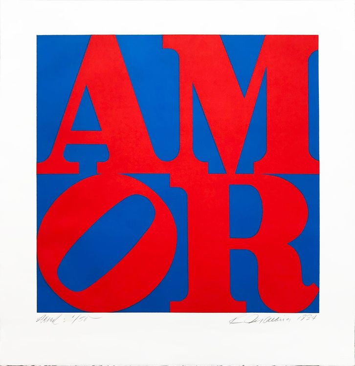 Robert Indiana | The Book of Love (Blue and Red) | Buy & Sell