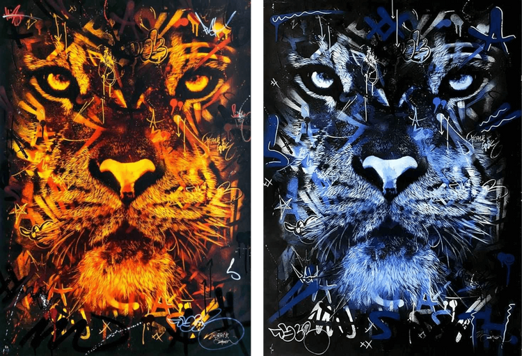 MARTIN WHATSON x SNIK - TIGER – Exclusiveurbanart