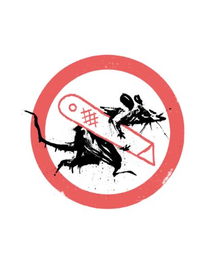 BANKSY CUT&RUN ポスターのみ small_Banksy_Cut_and_Run_Rat_P