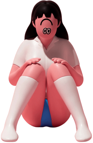 その他 Face Oka Oh! Sit! - Blue Face Oka | Oh! Sit! (Blue) | Buy & Sell | FairArt