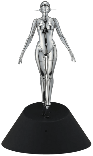 Hajime Sorayama | Sexy Robot Floating 1/4 Scale Figure (Silver 