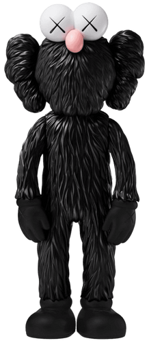 KAWS BFF カウズ ぬいぐるみ ブラック シリアルナンバー入り レア KAWS Black BFF Plush (Kaws BFF plush limited edition) 2016. #331