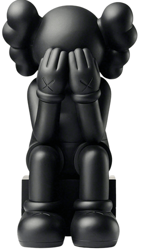 Kaws Companion : Passing Through (2018 Black) Sculpture by Kaws