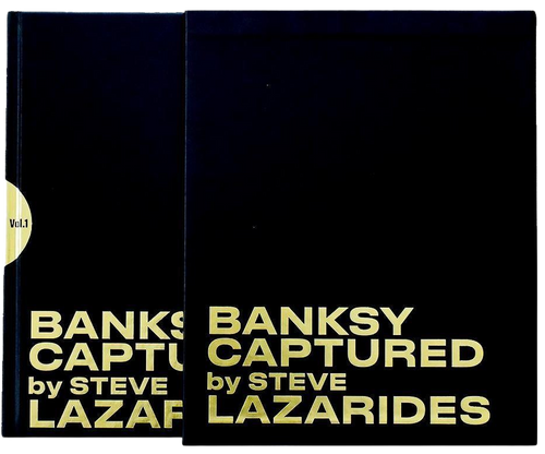 Steve Lazarides | Banksy Captured by Steve Lazarides Vol.1 (Deluxe Black  Edition) | Buy & Sell | FairArt