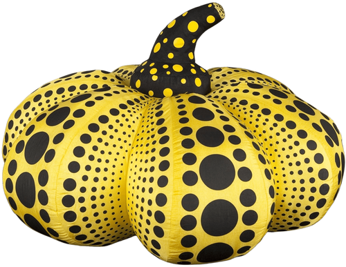 Yayoi Kusama Soft sculpture Pumpkin S (Yellow) Art Goods - Art Yayoi Kusama cushion object 2024