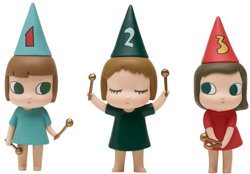 奈良美智 Yoshitomo Nara 123 Drumming Girls Yoshitomo Nara 123 Drumming Girls Available For Immediate Sale At