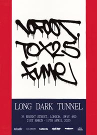 10FOOT 展覧会 LONG DARK TUNNEL ストリートアートポスター Tunnel Block Print by 10Foot - Buy & Sell 10Foot Prints | FairArt