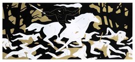 Victory (Gold) Print by Cleon Peterson - Buy & Sell Cleon Peterson