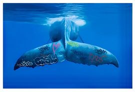 Josh Keyes FRENZY ジョシュ キース Banksy グラフィティ Josh Keyes FRENZY ジョシュ キース Banksy グラフィティ