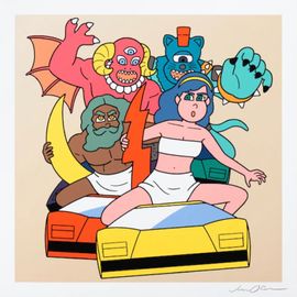 【未開封・4体セット】JUN OSON THE GODS RACE The Gods Race' Art Toys by Jun Oson x AllRightsReserved - Vinyl Pulse