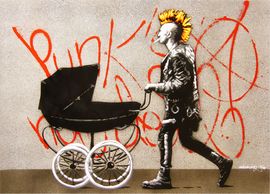 Punk's Not Dead Print by Martin Whatson - Buy & Sell Martin