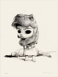 真作　Roby Dwi Antono「Ranger Merah」サイン入り　完売 thumbnail_Roby_Dwi_Antono_Rang