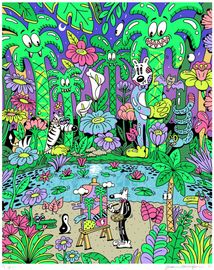 絵画 STOP TO SMELL THE FLOWERS NO. 1 Steven Harrington | Stop To Smell The Flowers No.1 | Buy & Sell